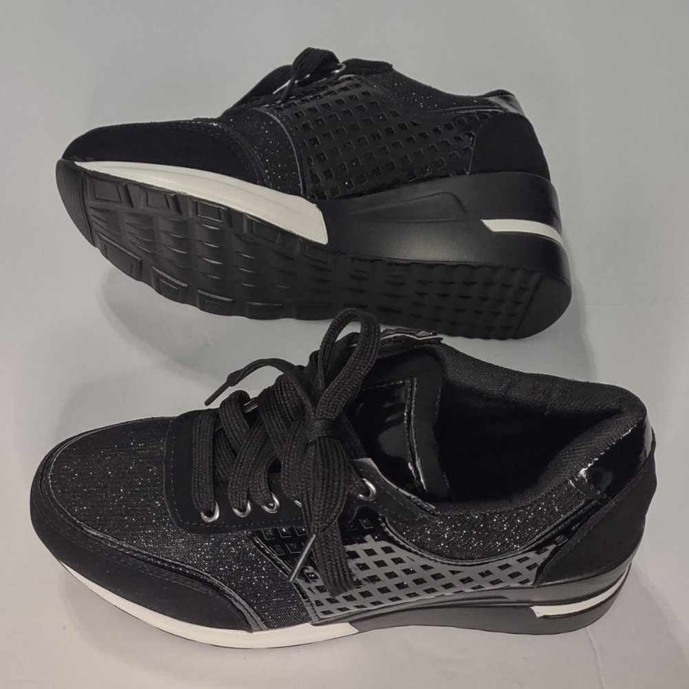 Anjou Femme Wedge Trainers Sneakers Size 7M